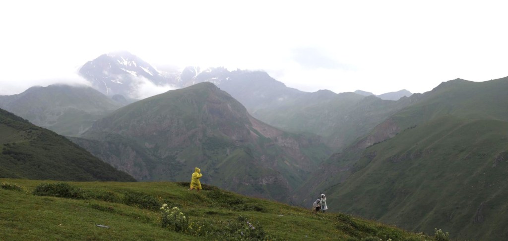 Die georgisch-russische Grenze